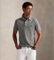 polo ralph lauren para hombre 710666998006 polo custom fit gris m casual algodon manga corta