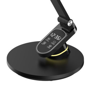 Fabrilamp Flexo Hamlet Negro 10w 800lm 3000 4500 6000k Hora Reg Intensidad