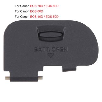 Tapa del compartimento de la batería para Canon EOS 40D/EOS 50D/EOS 60D/70D/EOS 80D, accesorios de reparación para la tapa de la batería
