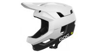 casco poc otocon race mips blanco negro mate