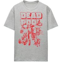 deadpool camiseta corps red attack para mujer