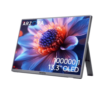 Arzopa A3C Pro con Funda 13 3 60Hz OLED Monitor port til