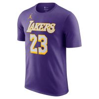 camiseta lebron james lakers name  number jordan statement edition