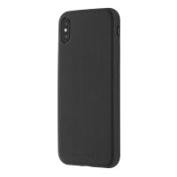 moleskine funda rigida suave al tacto negra para iphone xs max