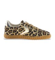 voile blanche para mujer 2018630 zapatillas de piel ines animalprint 38 plano cordones casual animal print