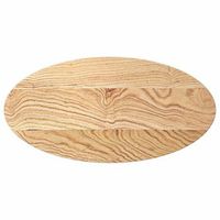 tablero de mesa ovalado madera maciza de roble 80x40x2 cm vidaxl