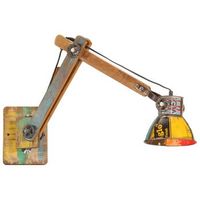 lampara de pared estilo industrial redonda multicolor e27 vidaxl