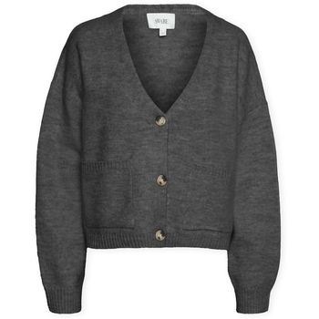 Aware Chaqueta de punto Noos Gemma Cardigan - Dark Grey Melange para mujer