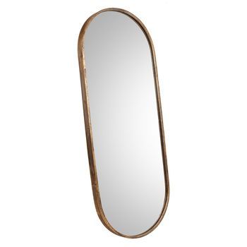 Espejo De Metal Dorado 46x4x112.5
