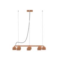 lampara de techo rio 8 luces