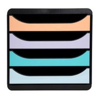 set de cajones para escritorio aquarel con 4 cajones exacompta