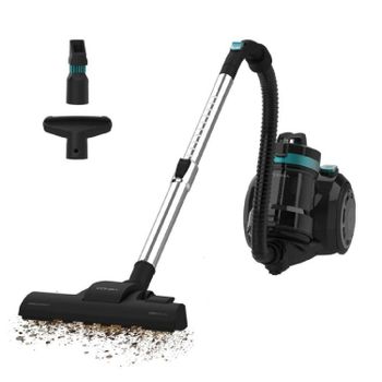 Cecotec Aspirador de Trineo sin Bolsa Conga Rockstar Cyclonic Plus. 800W, Depósito Gran Capacidad 2L, Filtro HEPA