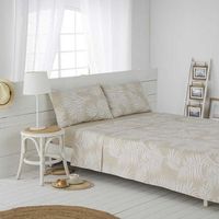 juego de sabanas orio beige 100 algodon organico beige 240x260 cama 150