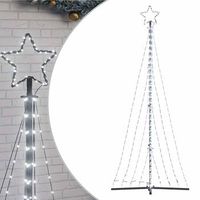 arbol de navidad  decoraciones de navidad led 447 leds blanco frio 250 cm