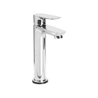 grifo mezclador para lavabo de laton cromado elegante monomando 21 cm accesorios de bano plateado chimbote