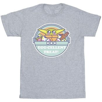 Disney Camiseta manga larga The Mandalorian Eggcellent Easter para niña