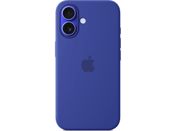 Apple Funda de silicona con MagSafe para iPhone 16, Azul ultramar