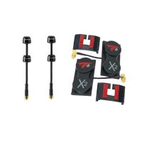 truerc x-air 58ghz mk ii antena y stubby combo 105 dbi ganancia conector sma lhcp rhcp antena fpv para gafas hdzero