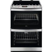 aeg cib6740acm 60 cm electric induction cooker - black  stainless steel stainless steel