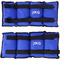 pesas para tobillos y munecas ajustables de 1-4kg lastres doble correa ajustables pesas con velcro para fitness ejercicio gympesas gimnasio tobillera munequera
