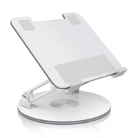 soporte sobremesa aisens ajustable giratorio portatiltablet 7-13 plata