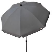 sombrilla de jardin aktive garden proteccion uv30 240x240x230 cm gris