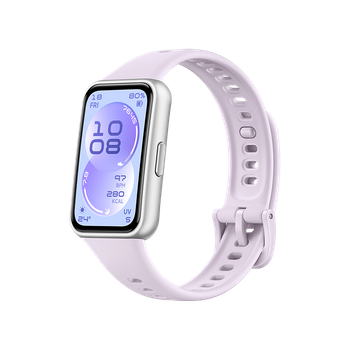 HUAWEI Band 11 Violeta Fluoroelastómero Caja de Polímero Duradero / Seguimiento del Sueño Mejorado / Ultra Delgada y Cómoda