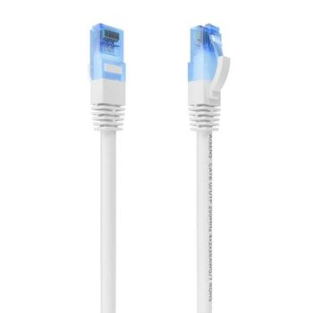 Cable de Red AISENS A135-0818 Cat.6 UTP AWG26 CCA 75cm Blanco 1000Mbps RJ45