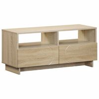 soporte de tv 90 x 345 x 40 cm roble sonoma vidaxl