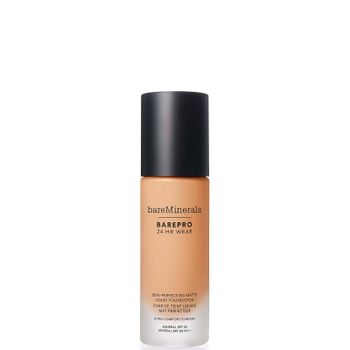 bareMinerals Barepro 24Hr Matte Comfort Liquid Foundation Mineral Spf20 30ml (various shades) - Med. 30 Warm