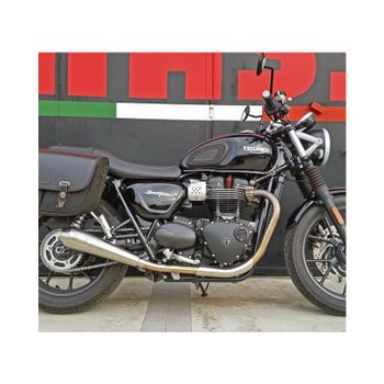 Silenciador de escape Triumph Street Twin E5 Mass Cafe Racer par