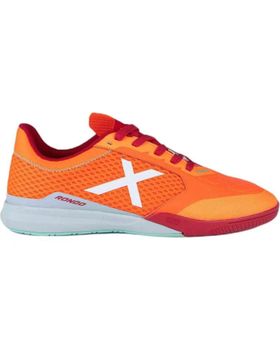 de MUNICH ZAPATILLAS RONDO 08 BLANCO ROJO FUTBOL SALA 4770008 NARANJA