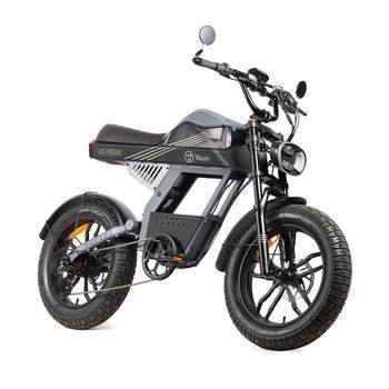 Bicicleta Eléctrica Youin Bk7100 Fat Bike 20 Pulgadas 100km Autonomía Frenos Hidráulicos Suspensión Total Cambio Shimano Altus Pantalla Lcd Batería Extraíble