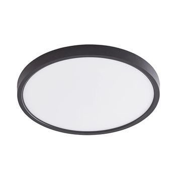 Lámpara de techo led de plástico negro