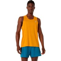 asics road camiseta de running hombres-amarillo