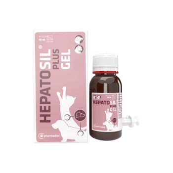 PHARMADIET Hepatosil Plus Gel (50 ml) - Complemento Natural para el Bienestar Hepático de Perros y Gatos