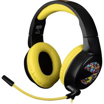 Konix Pacman Auriculares Gaming Multiplataforma Negros
