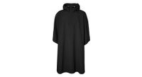 poncho de lluvia para bicicleta basil hoga unisex negro