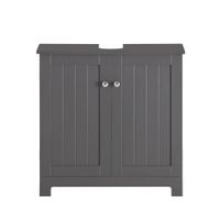 armario para de bajo del lavabo mdf gris