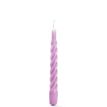 anna + nina Twisted Candle Lilac - Set of 6