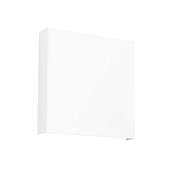 Aplique blanco acero alt. 15 cm