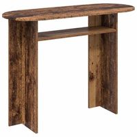 mesa consola madera envejecida 100 x 395 x 75 cm vidaxl
