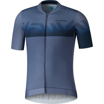 Shimano Kita S.s. Zip Jersey Gris