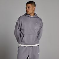 sudadera con capucha oversize rest day para hombre de mp - gris jaspeado oscuro - xs