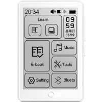 nuevo reproductor mp3 con pantalla de tinta electronica famue bf07 de 48 gb 27 pulgadas mini lector de libros electronicos sin luz azul proteccion ocular bluetooth 54 radio fm