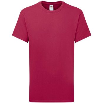 Fruit Of The Loom Camiseta Iconic 195 para niña