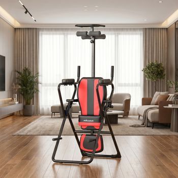 Tabla De Inversión Plegable Sportnow 161x69x146 Cm, Rojo