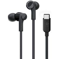 belkin rockstar auriculares usb-c negros