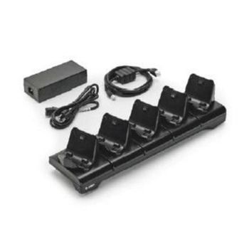 Cargador de baterías Zebra CRD-MPM-5SCHGEU1-01 5 bahías interior negro
