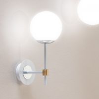 aplique de pared merasi blanco-cromo